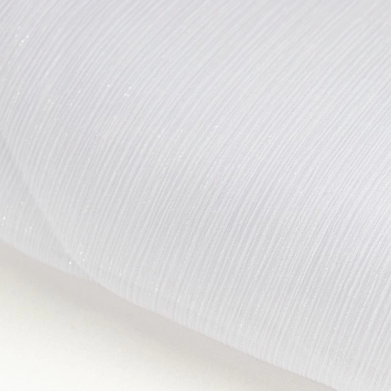 Crinkled Chiffon Fabric Bolt 54" X 10 Yards - Silver And White - Image 11