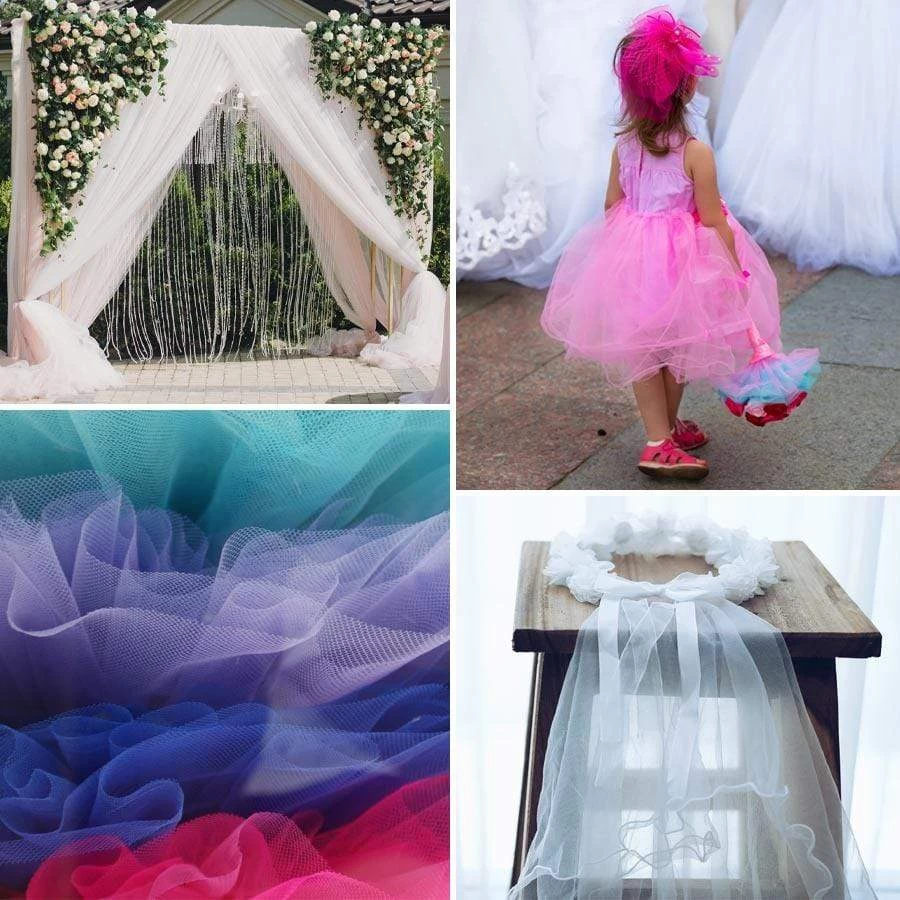 54 Inch X 120 Feet Wedding Tulle Bolt - Image 11
