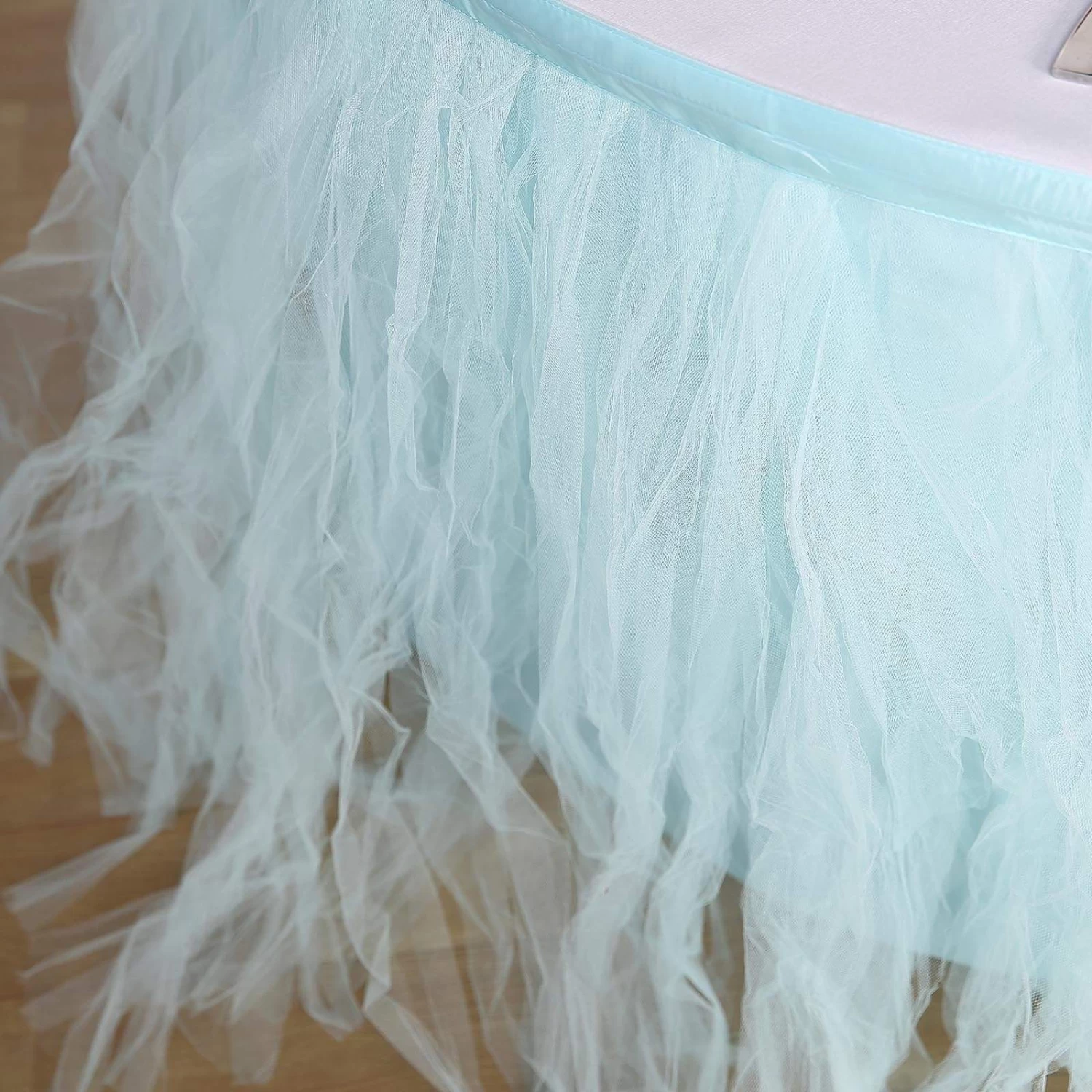 Tutu Multi Layers Tulle Table Skirt - Image 8