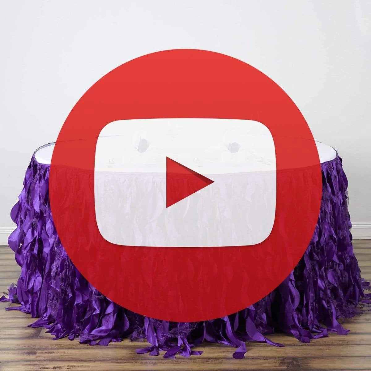 Tutu Multi Layers Tulle Table Skirt - Image 10