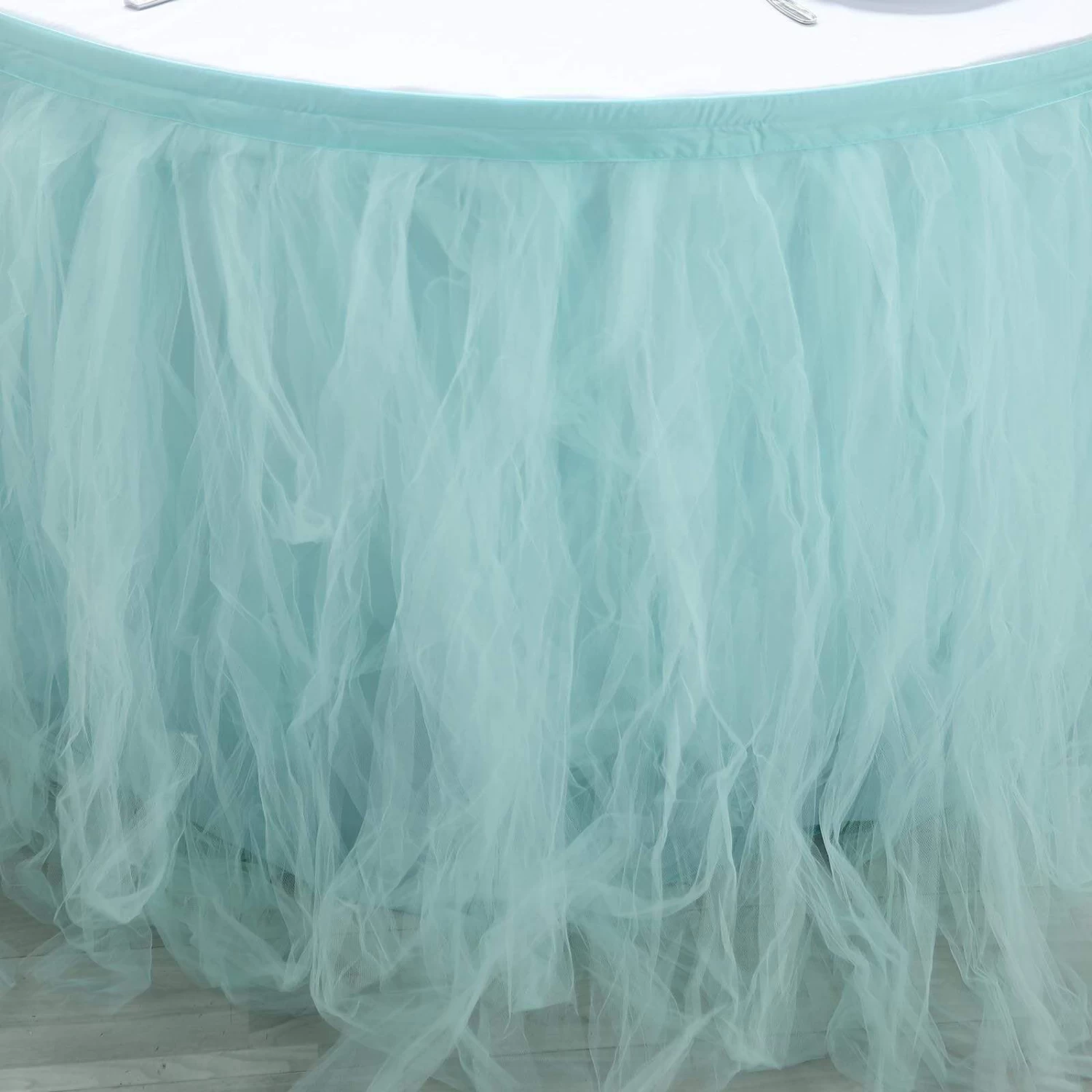 Tutu Multi Layers Tulle Table Skirt - Image 18