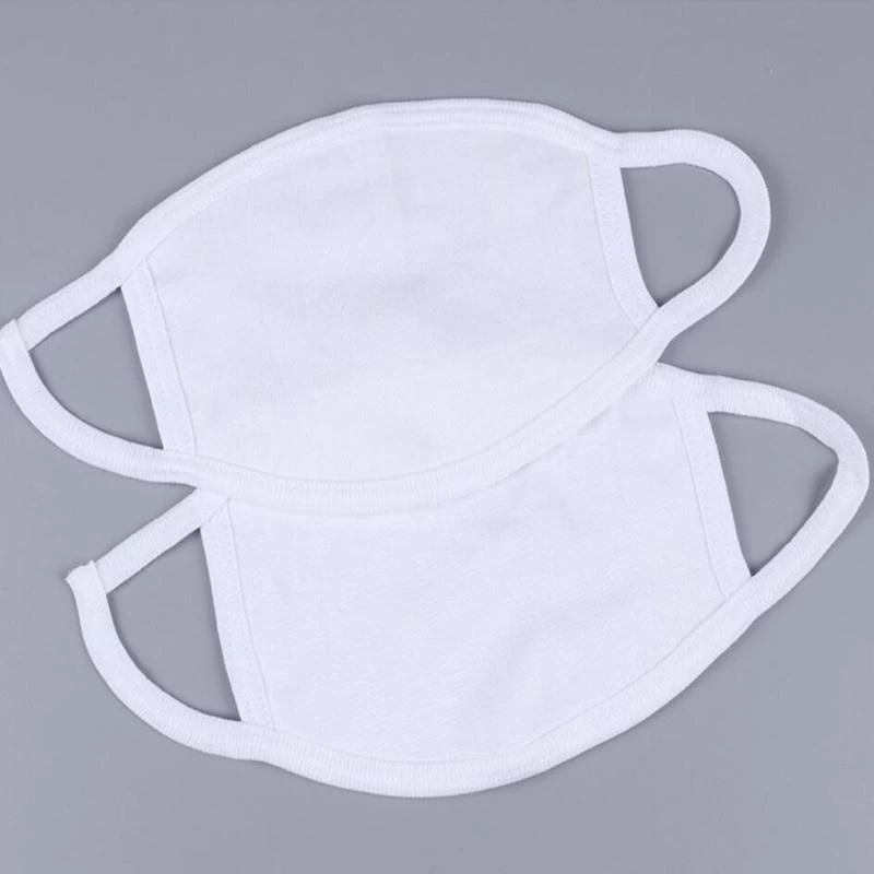 30 White 3 Layers Breathable Earloop Extra Soft Cotton Face Masks Protective Covers - Image 2