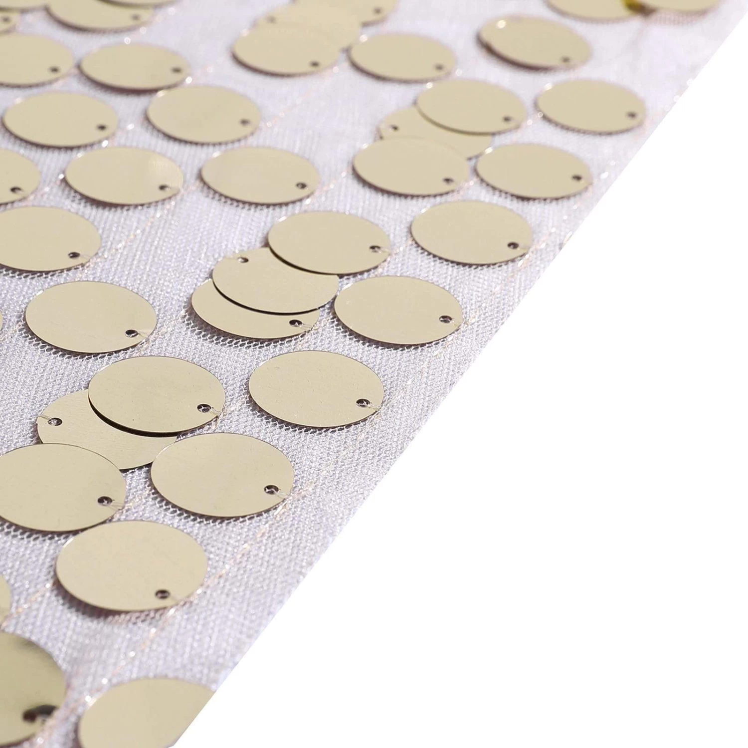 54 In X 4 Yards Payette Sequins On Mesh Fabric Roll - Image 7