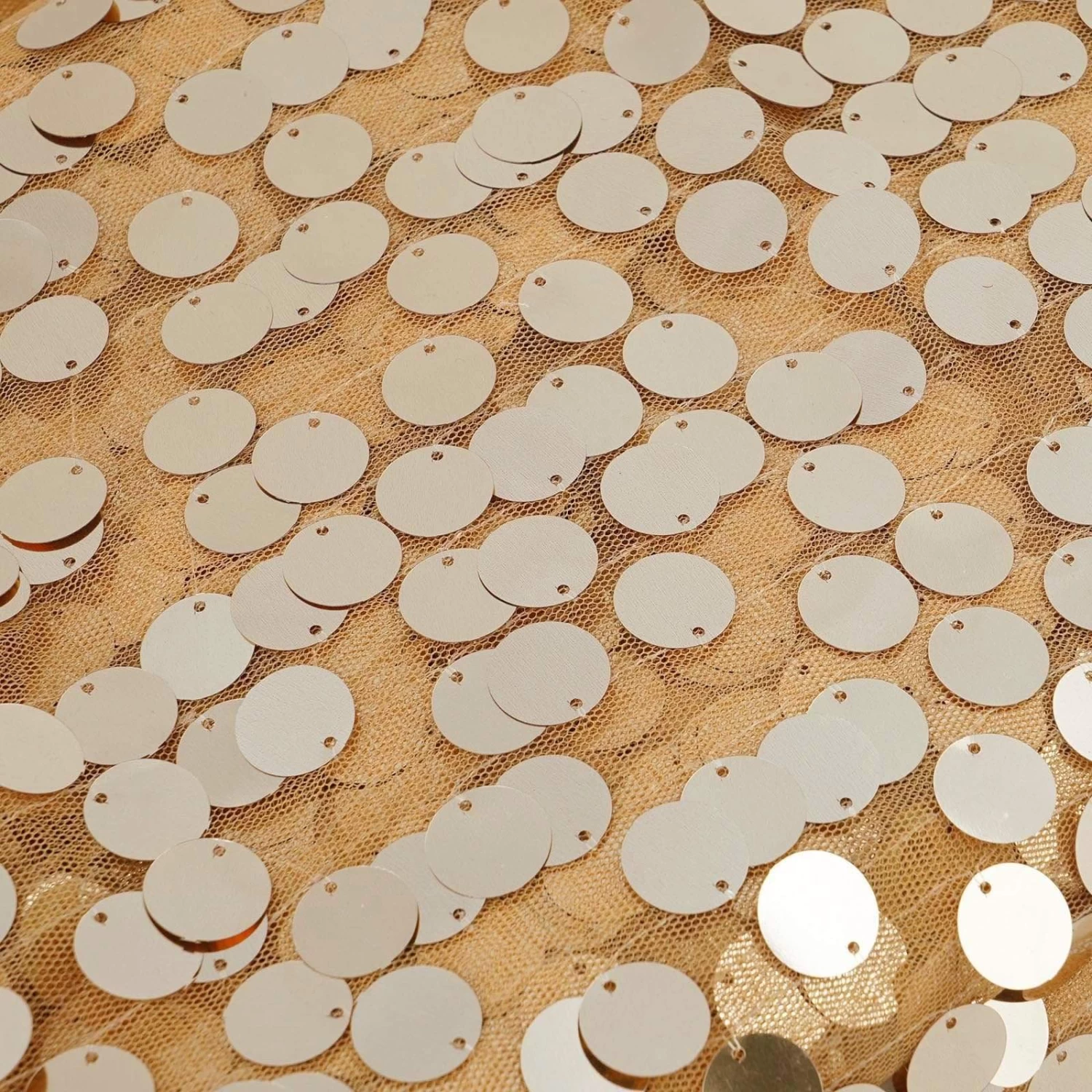 54 In X 4 Yards Payette Sequins On Mesh Fabric Roll - Image 17