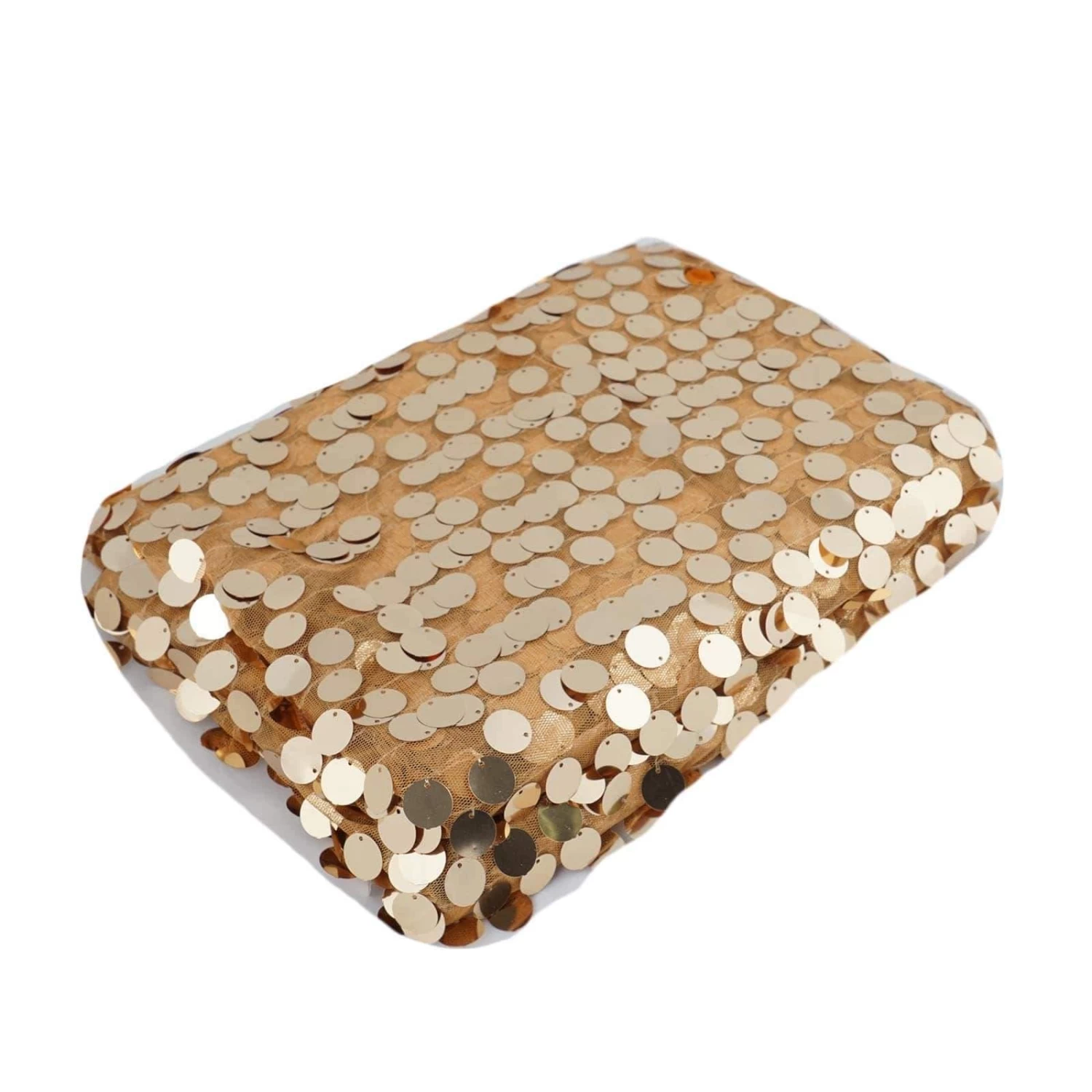 54 In X 4 Yards Payette Sequins On Mesh Fabric Roll - Image 15