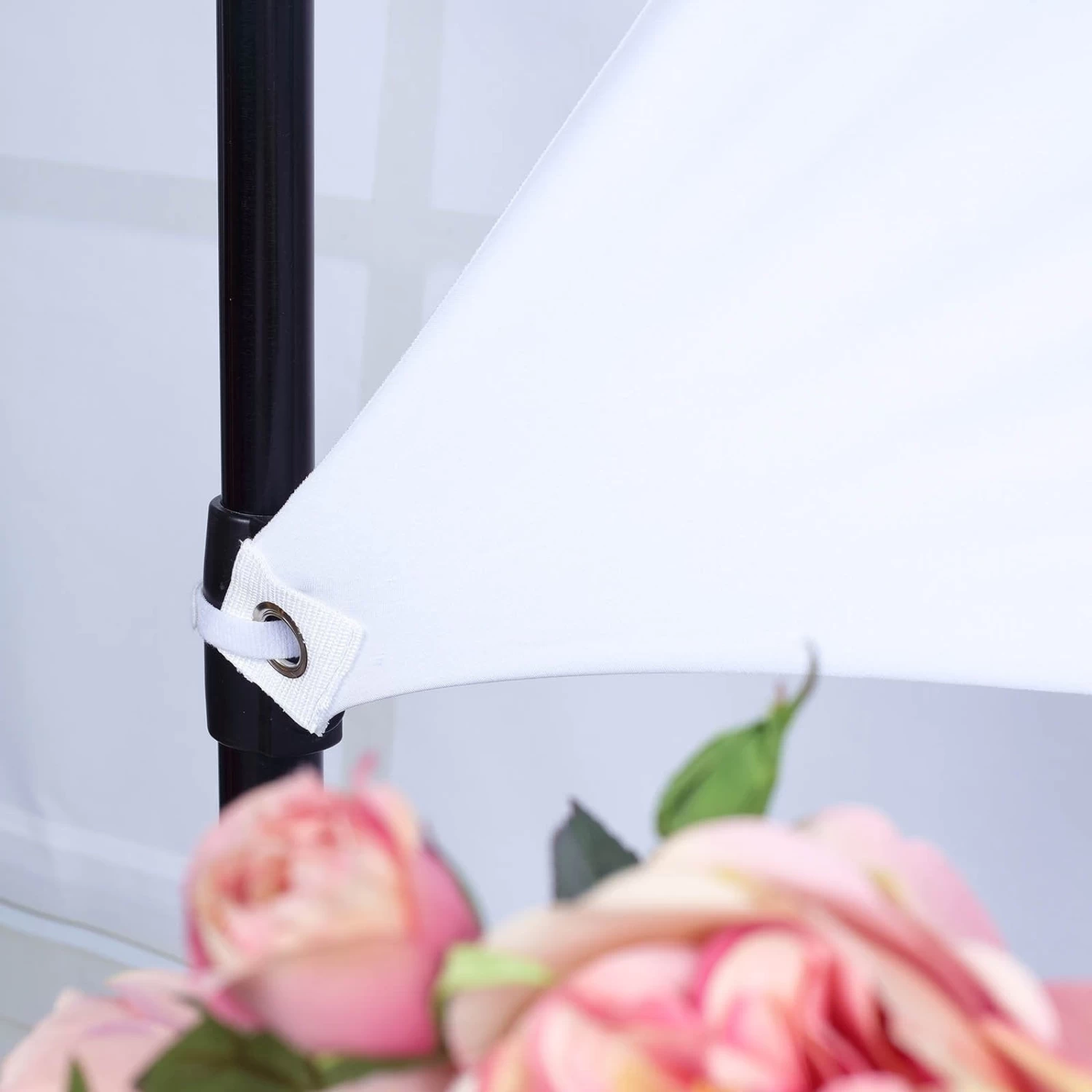 6 Feet Spandex Wall Patio Triangle Sail Cover With Grommets - Image 2