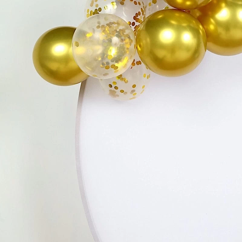 7.5 Feet Fitted Spandex Round Wedding Backdrop Stand Cover - Image 14