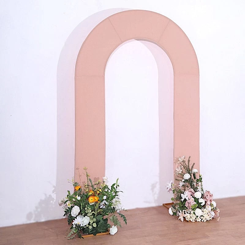 8 Feet Fitted Spandex Double Open Arch Backdrop Stand Cover - Image 11