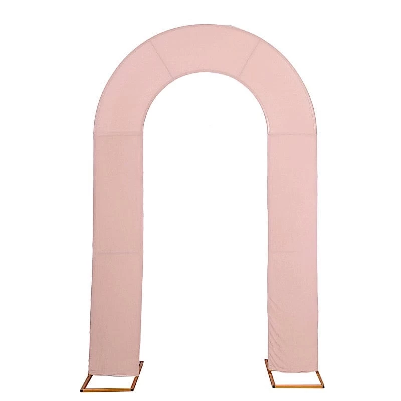 8 Feet Fitted Spandex Double Open Arch Backdrop Stand Cover - Image 12