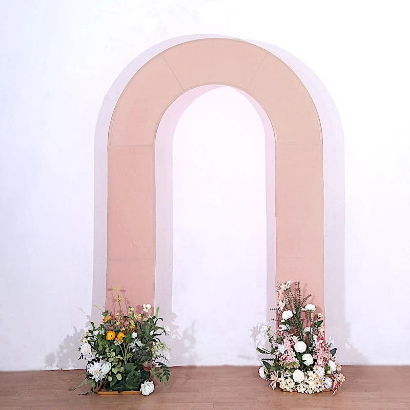 8 Feet Fitted Spandex Double Open Arch Backdrop Stand Cover - Image 16