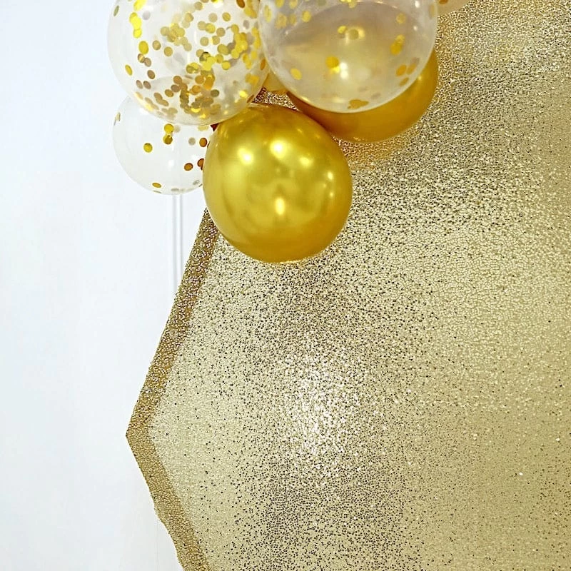 8 Feet Sparkle Sequin Hexagon Backdrop Stand Cover - Image 13