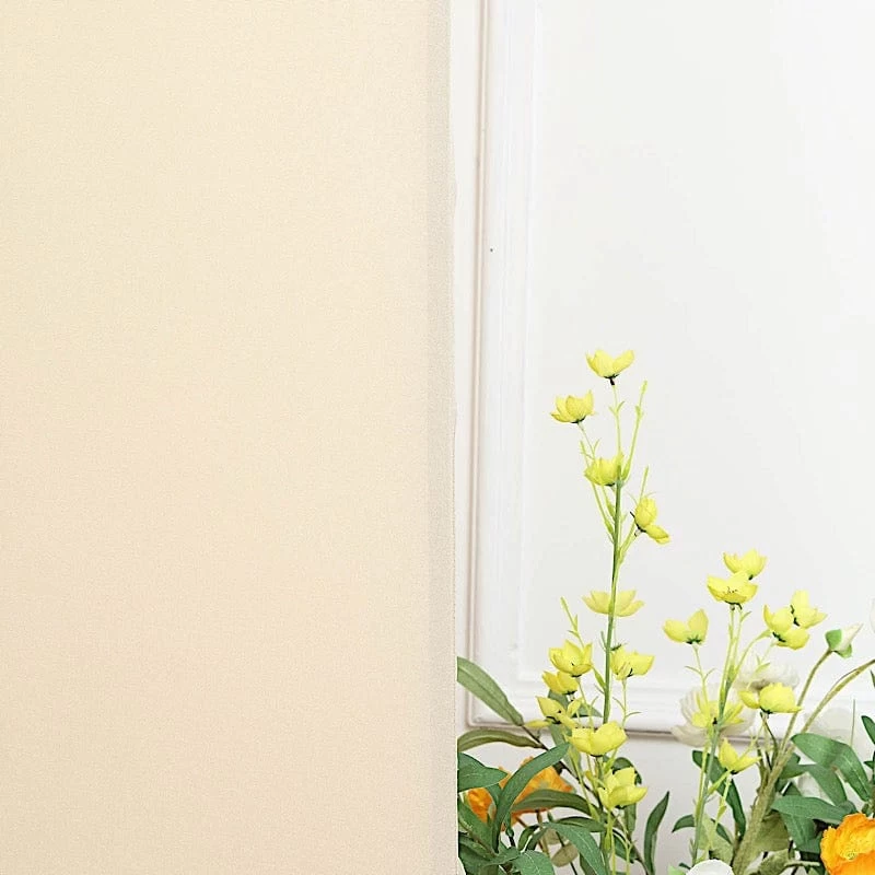 7x3 Feet Matte Fitted Spandex Half Moon Wedding Arch Backdrop Stand Cover - Image 19