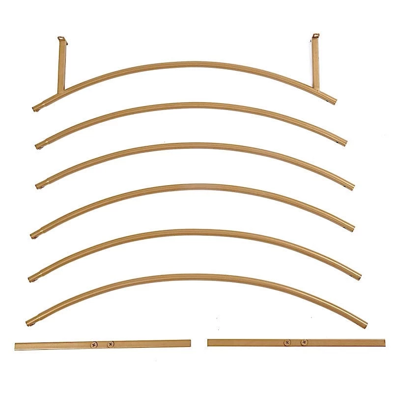 Gold Balloon Circle Metal Frame Round Backdrop Stand Wedding Arch - Image 8