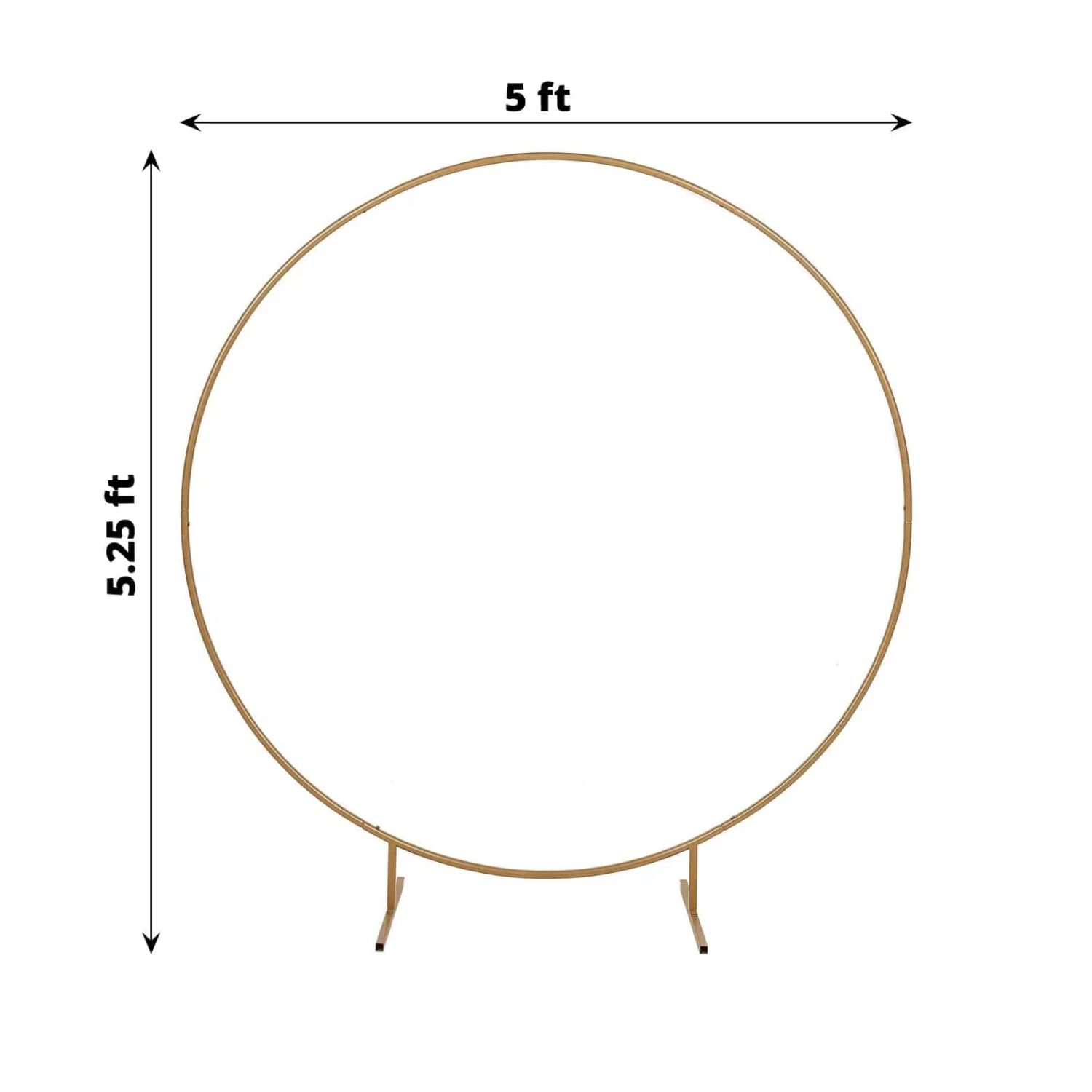 Gold Balloon Circle Metal Frame Round Backdrop Stand Wedding Arch - Image 13