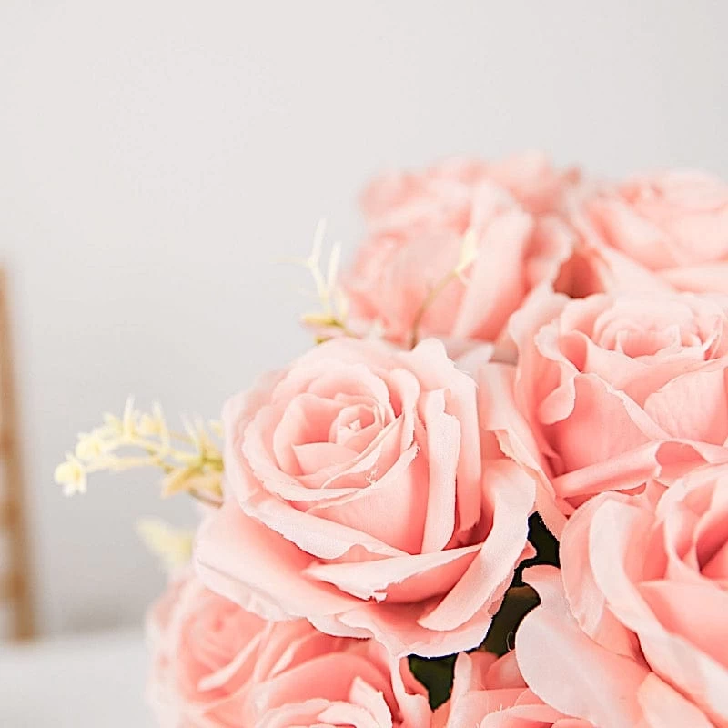 18 In Tall Silk Rose Bushes Artificial Flowers - Image 9