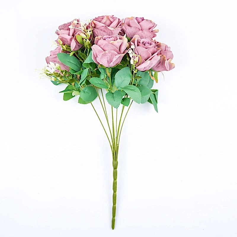 18 In Tall Silk Rose Bushes Artificial Flowers - Image 12