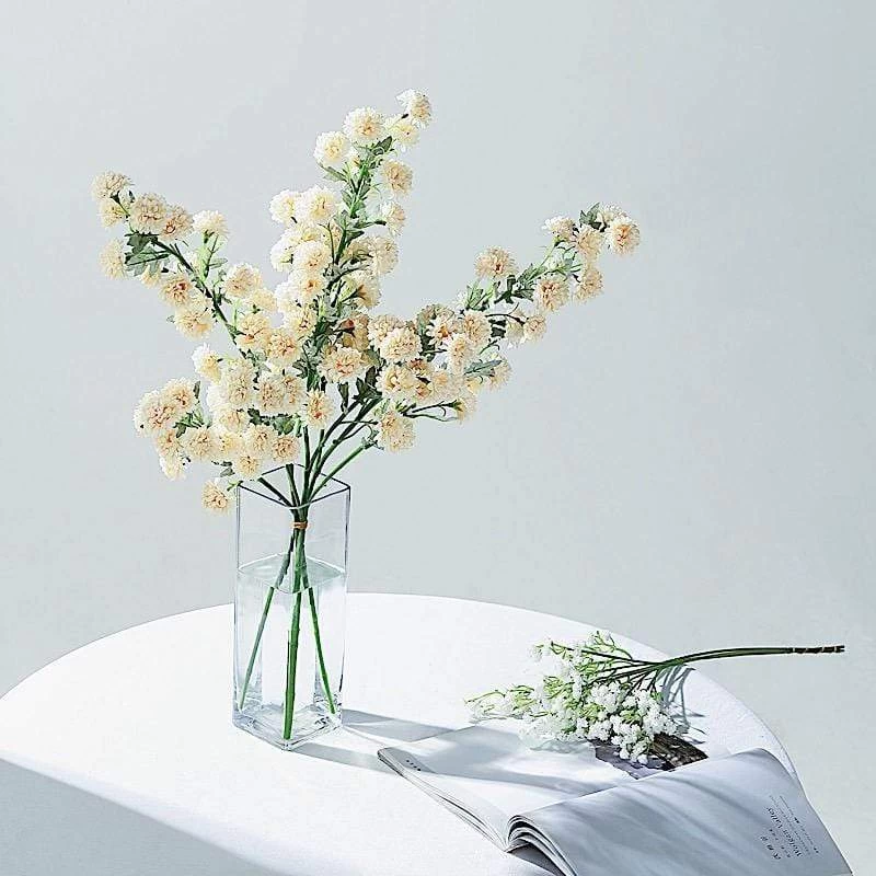 2 33 In Tall Chrysanthemum Mums Bushes Silk Artificial Flowers - Image 18