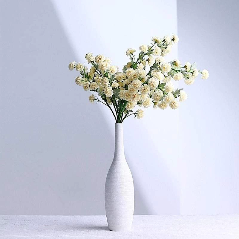 2 33 In Tall Chrysanthemum Mums Bushes Silk Artificial Flowers - Image 12