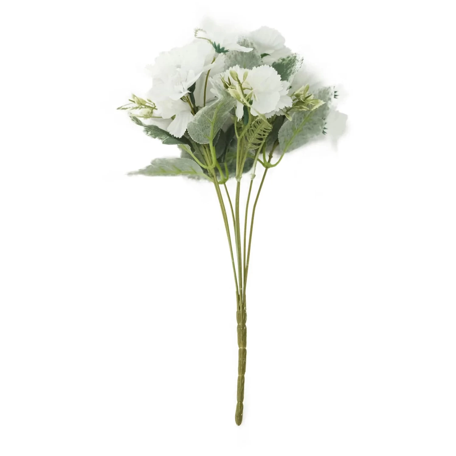 3 Bushes 14 In Artificial Flowers Silk Carnation Floral Bouquets - Image 19