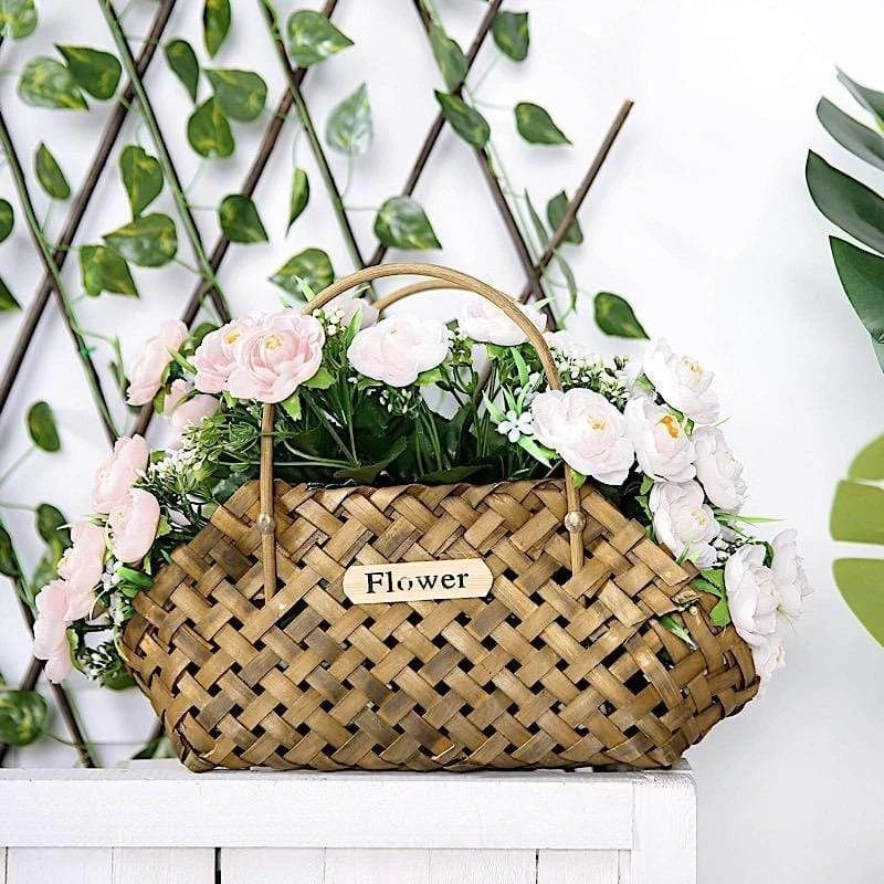 4 12 In Tall Silk Peony Bushes Artificial Flower Bouquets - Image 3