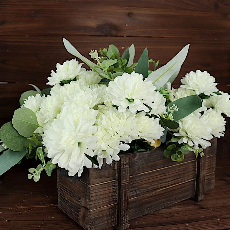 84 Chrysanthemum Mums Silk Artificial Flowers - Image 15