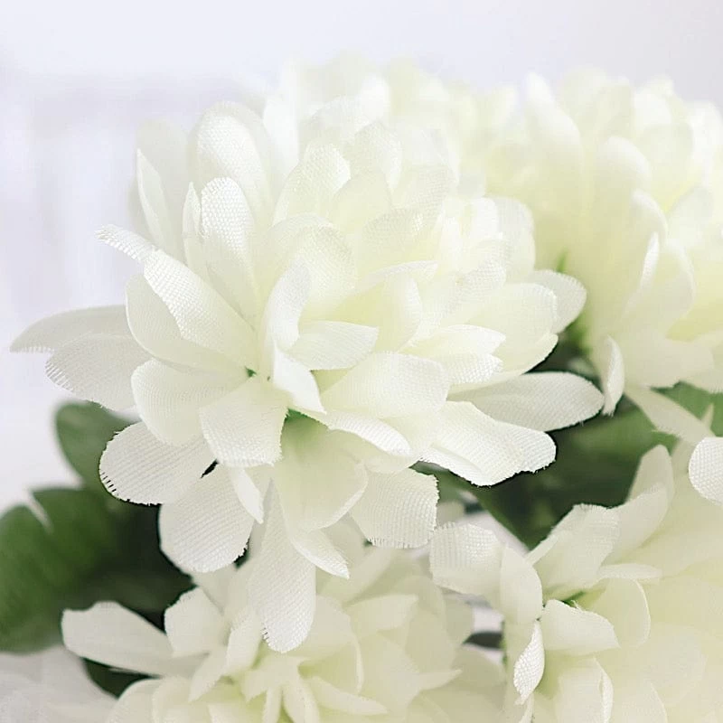 84 Chrysanthemum Mums Silk Artificial Flowers - Image 17