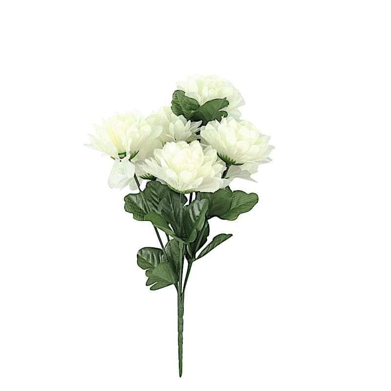 84 Chrysanthemum Mums Silk Artificial Flowers - Image 12
