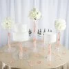7 Tiers Clear Wedding Party Cup CAKE Stand Set Supply