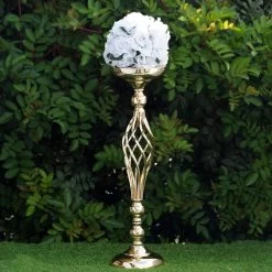 2 Pcs 23" Tall Metal Candle Holder Wedding Centerpieces