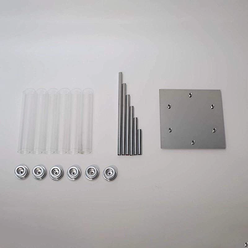 24 In Tall Candelabra Candle Holder Centerpiece With Glass - Image 14