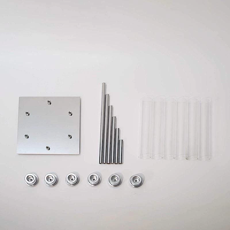 42 In Tall Candelabra Candle Holder Centerpiece With Glass - Image 14