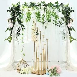 57 In Tall Candelabra Candle Holder Centerpiece With Glass