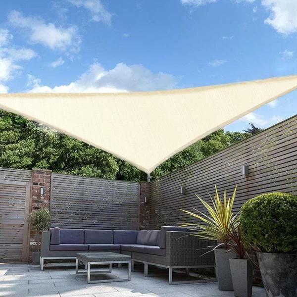 12 Feet Triangle Sun Shade Sail UV Block Canopy