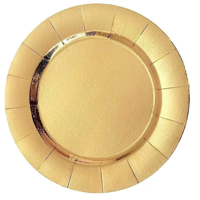 10 Pcs 13 In Round Disposable Paper Charger Plates - Image 15
