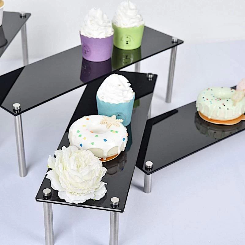 4 Acrylic Dessert Stands Cupcake Holders Display Riser - Image 6