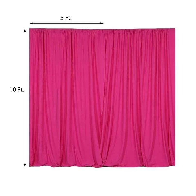 10 Ft X 10 Ft Polyester Professional Backdrop Curtains Drapes Panels - Image 18