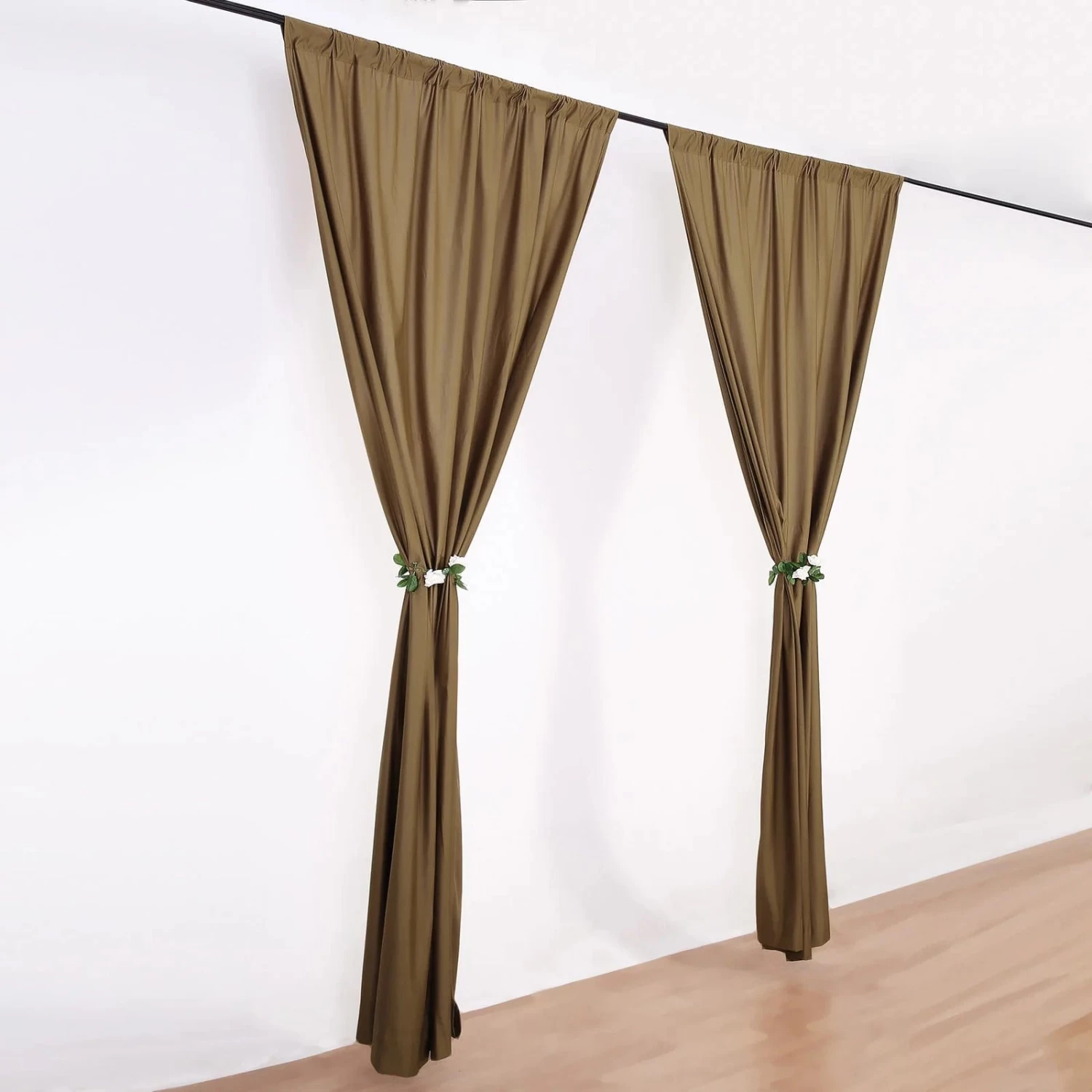10 Ft X 10 Ft Polyester Professional Backdrop Curtains Drapes Panels - Image 7