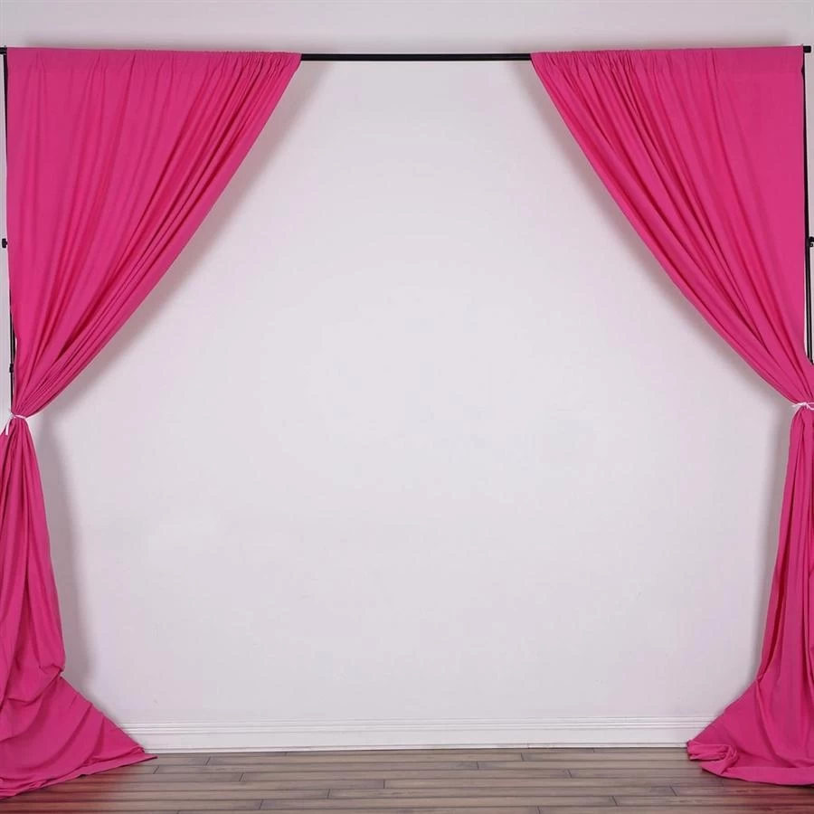 10 Ft X 10 Ft Polyester Professional Backdrop Curtains Drapes Panels - Image 17