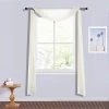 18 Feet Sheer Organza Curtain Panel Backdrop Drape