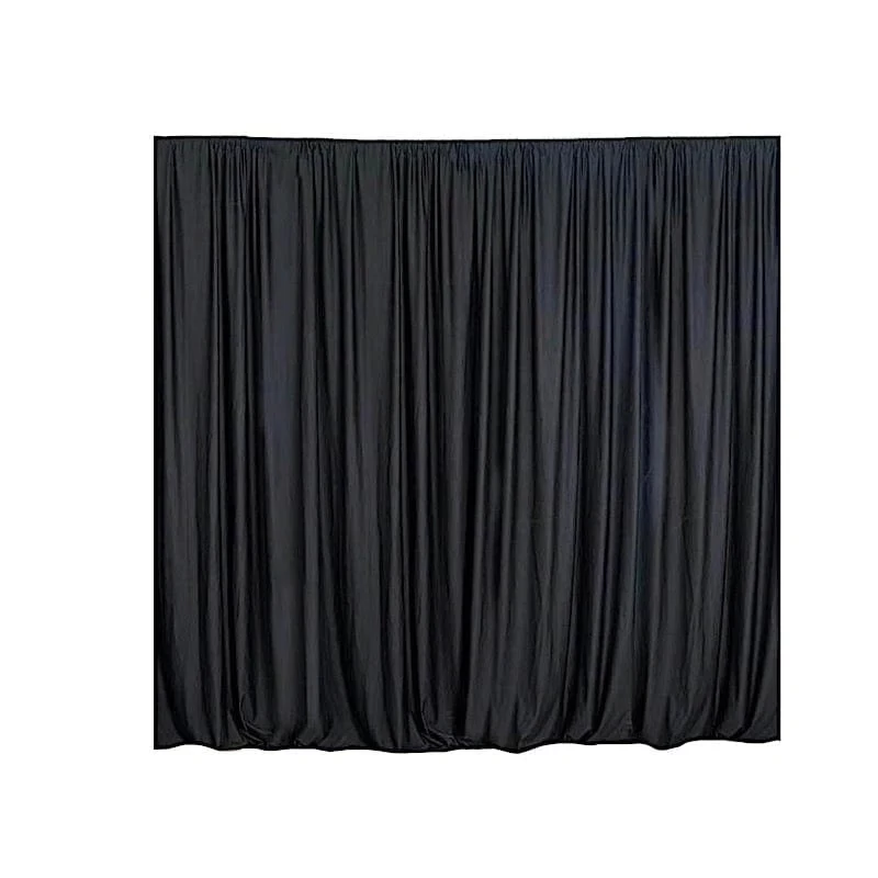 2 Panels 8 Feet Polyester Drapery Backdrop Curtains With Rod Pockets - Image 16