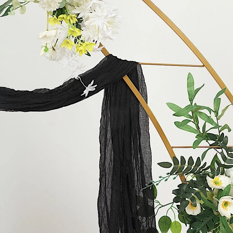 20 Feet Cotton Cheesecloth Fabric Backdrop Drape Curtain Panel - Image 12