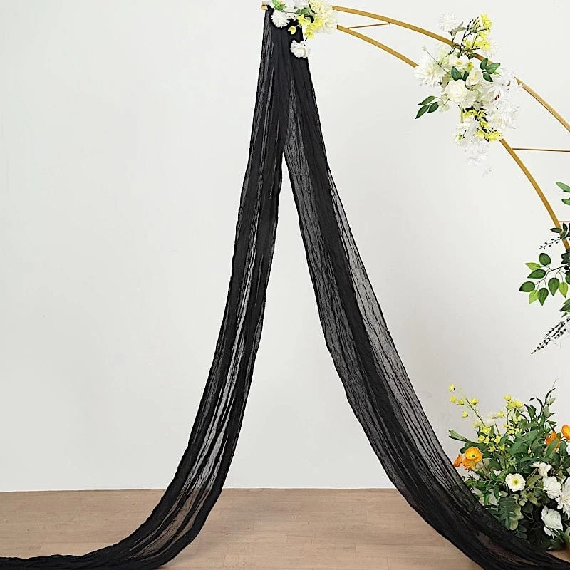 20 Feet Cotton Cheesecloth Fabric Backdrop Drape Curtain Panel - Image 11