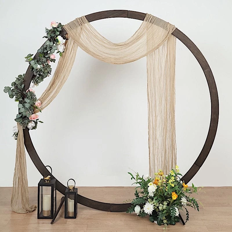 20 Feet Cotton Cheesecloth Fabric Backdrop Drape Curtain Panel