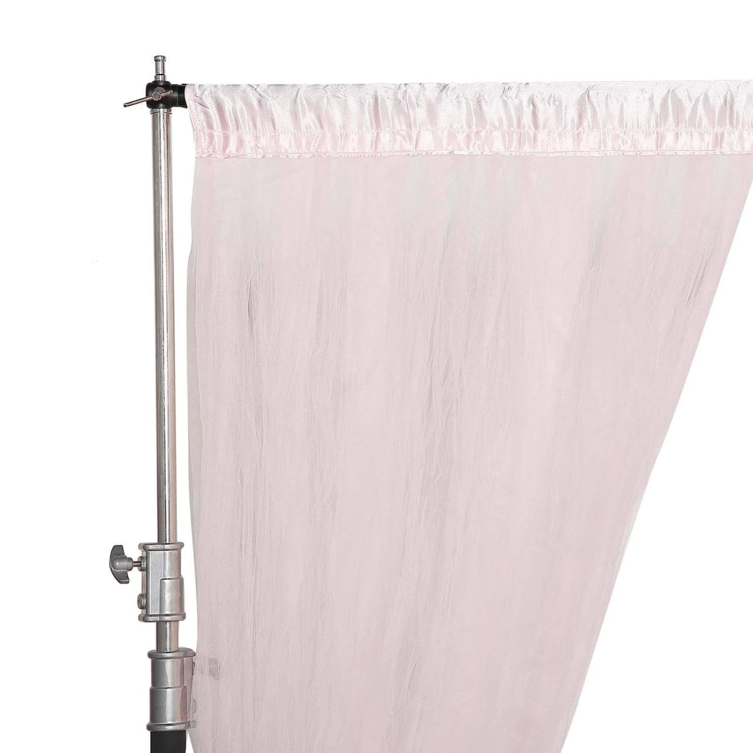 5 Feet X 10 Feet Sheer Tulle Curtain Backdrop Panels - Image 7
