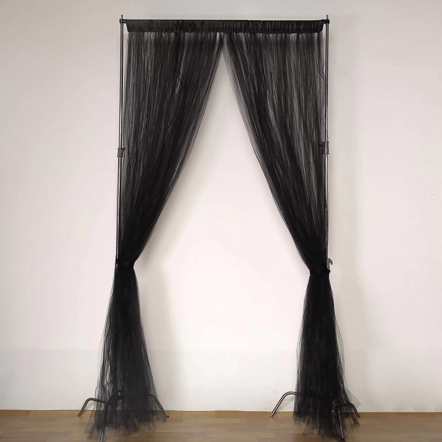 5 Feet X 10 Feet Sheer Tulle Curtain Backdrop Panels - Image 8