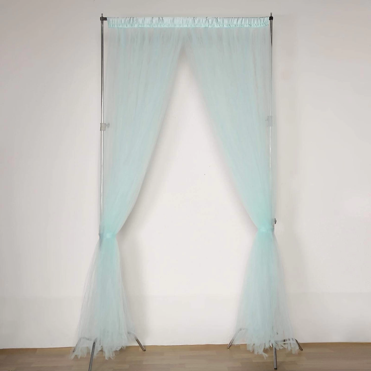 5 Feet X 10 Feet Sheer Tulle Curtain Backdrop Panels - Image 15