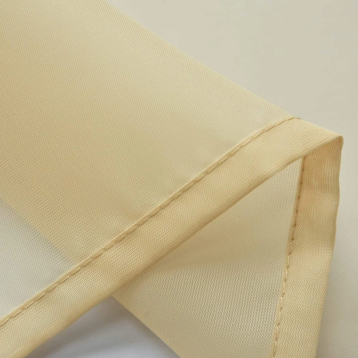 52 X 108-Inch Sheer Organza Backdrop Window Drapes Curtains Panels - Image 7