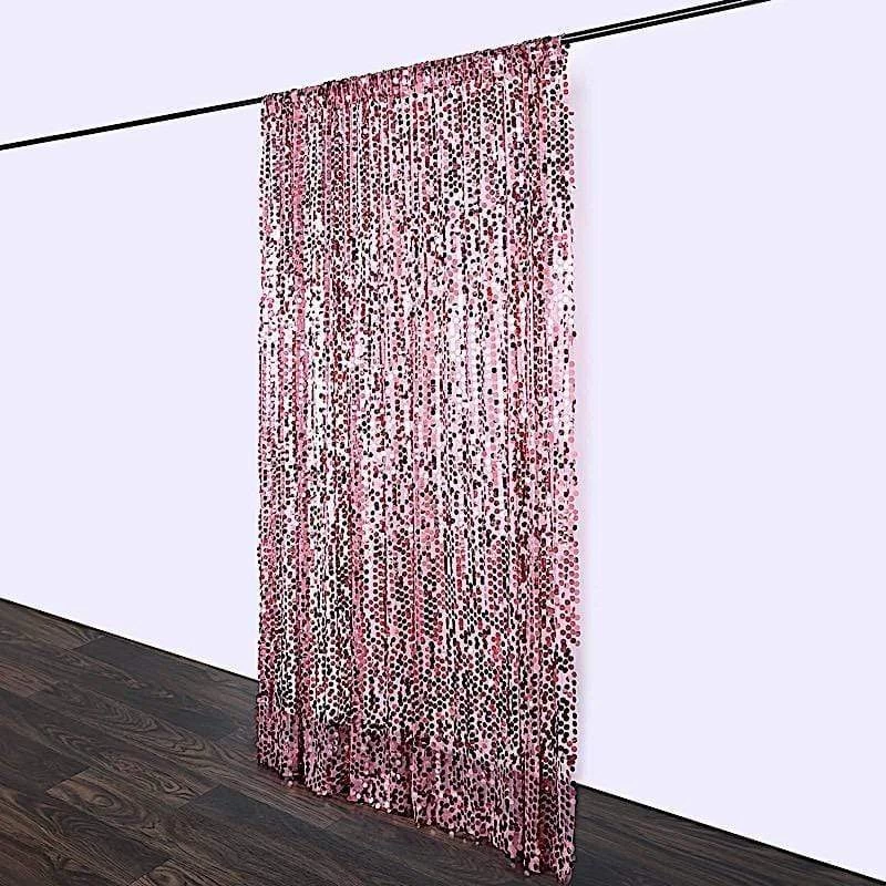 8 Feet X 8 Feet Big Payette Sequin Backdrop Curtain - Image 6