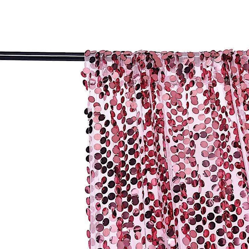 8 Feet X 8 Feet Big Payette Sequin Backdrop Curtain - Image 9