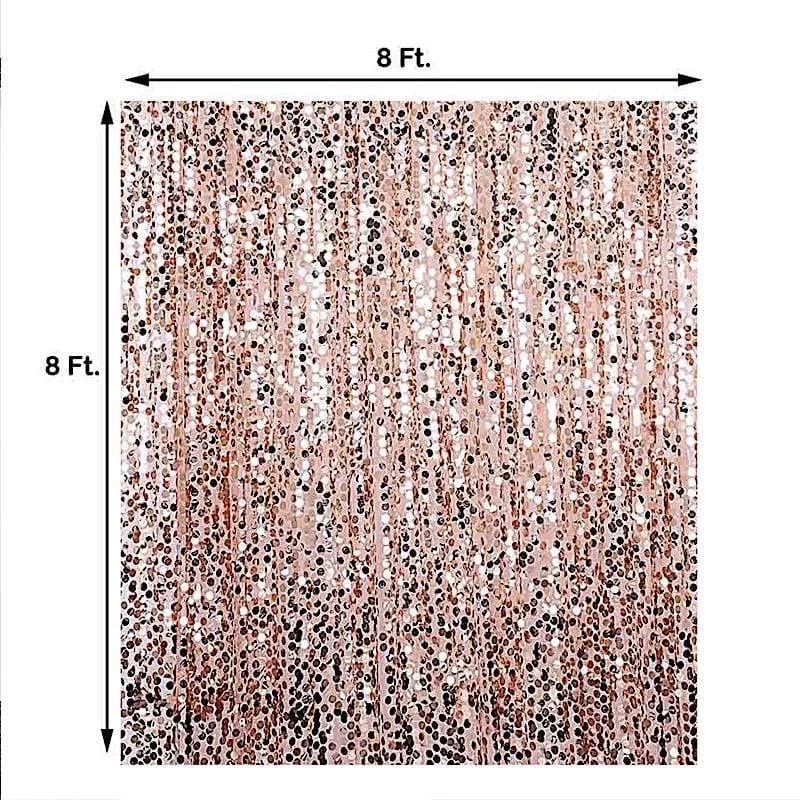 8 Feet X 8 Feet Big Payette Sequin Backdrop Curtain - Image 15